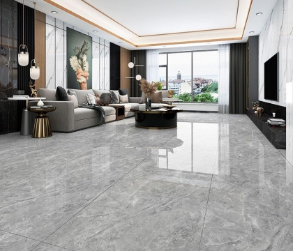 30+ mẫu gạch lát nền màu xám vân đá đẹp như đá thật-61