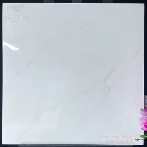 Gạch 80x80 Bóng Kính Trắng Vân Đá Mv801 – Đẹp, Sang Trọng