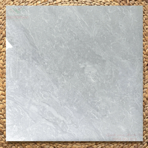 Gạch 80x80 Bóng Kính Vân Đá Xám P8815 Lát Nền Phòng Khách Cao Cấp