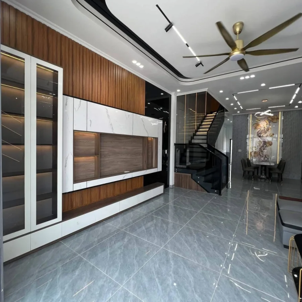 Gạch 80x80 bóng kính xám vân đá MV802 – Mẫu Gạch Lát Nền Đẹp, Hiện Đại