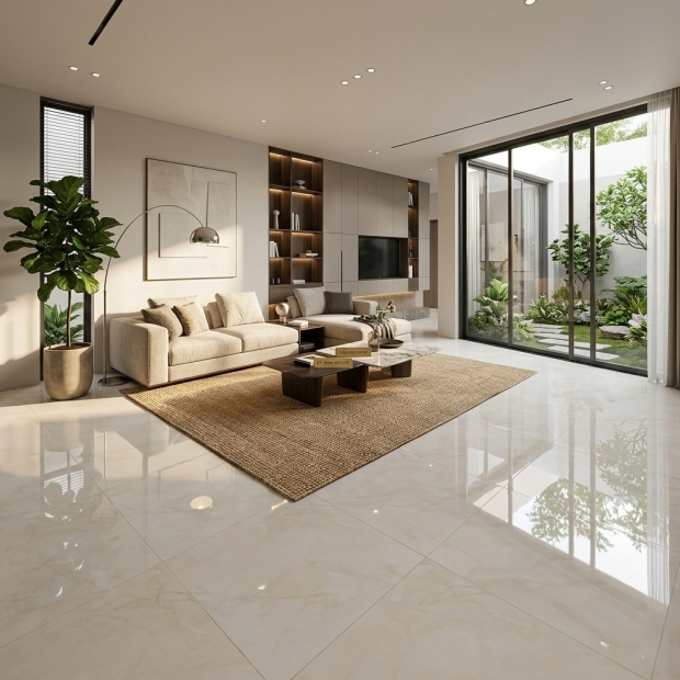 GẠCH BÓNG KÍNH 80X80 VÂN ĐÁ VÀNG CHANH 