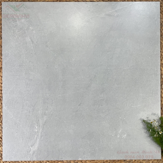 Gạch lát nền 80x80 mờ mịn màu xám ghi TTC07 phong cách hiện đại