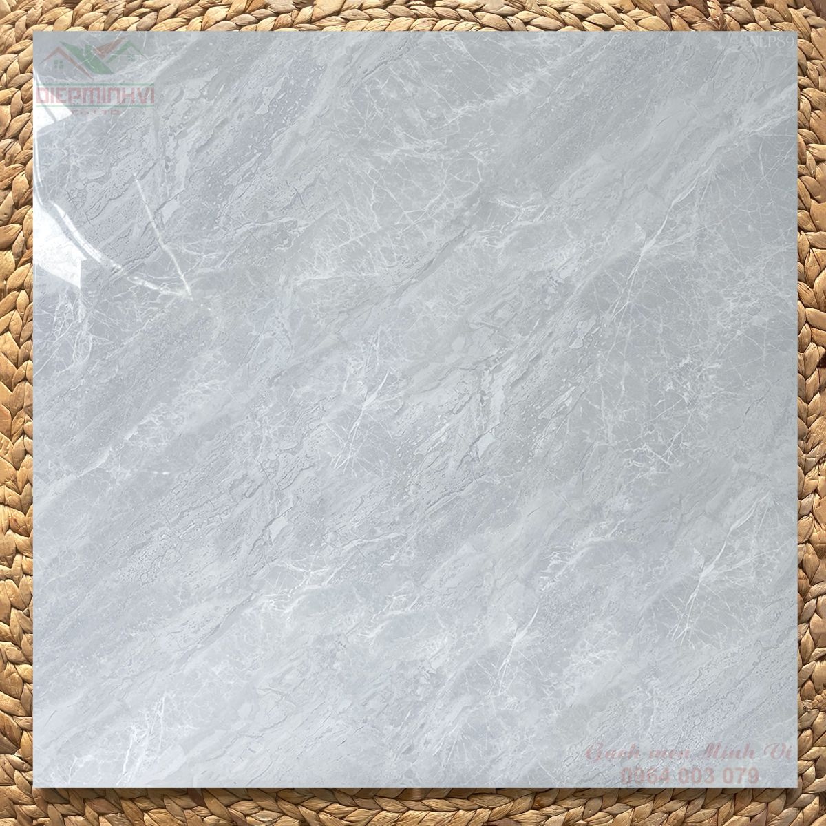 GẠCH 80X80 BÓNG KÍNH VÂN ĐÁ XÁM