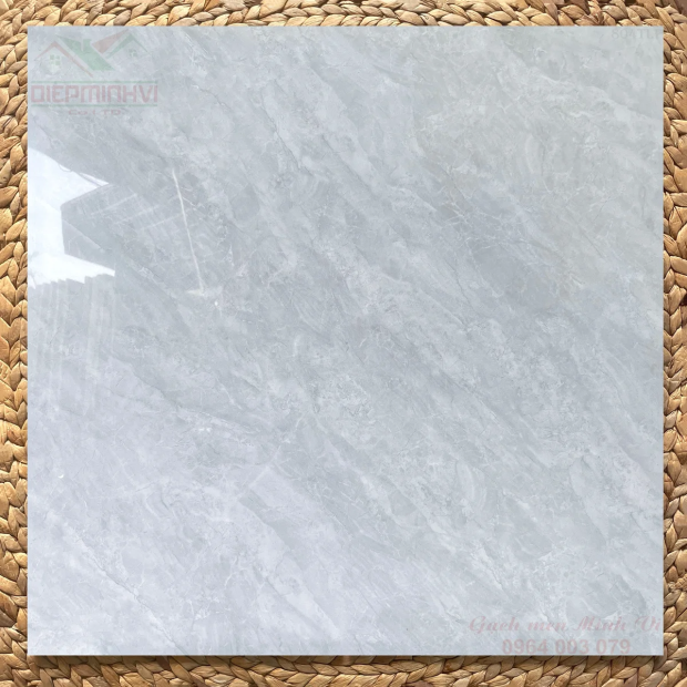 Gạch 80x80 bóng kính vân đá xám sáng MV804 sang trọng