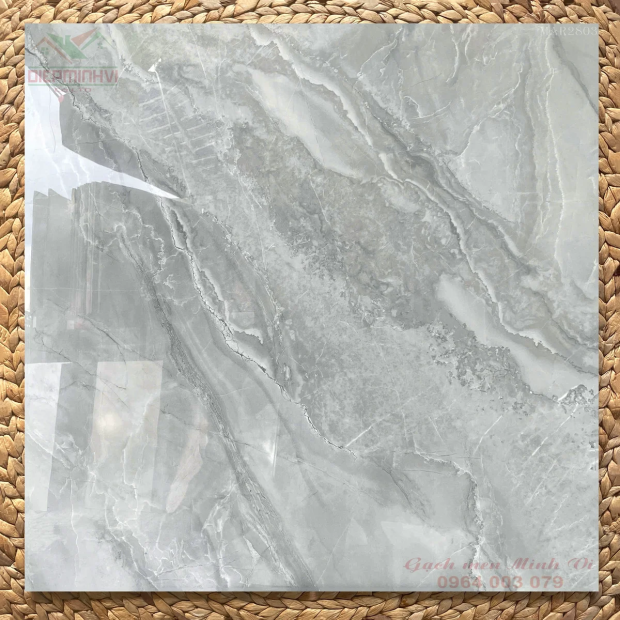 Gạch Viglacera 80x80 bóng kính vân đá xám marble mar2803 sang trọng
